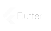 Flutter framework logo for mobile app development