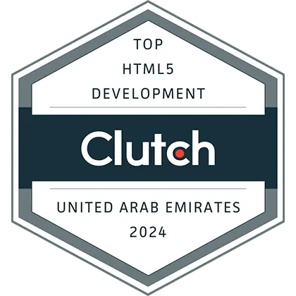 Clutch Top HTML5 Developers Award - QTech UAE 2024